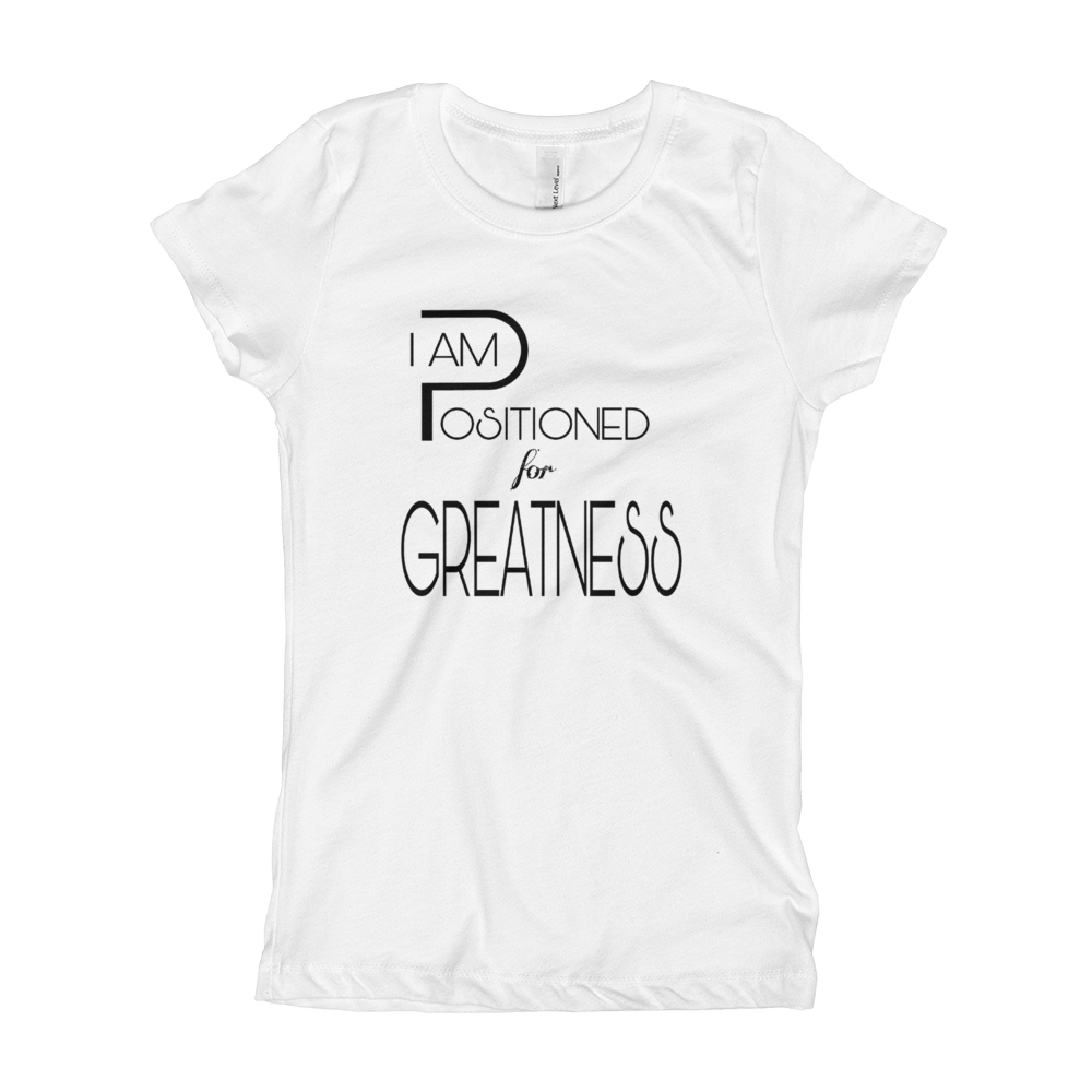 Positioned Girl's T-Shirts - Be Ye AWARE Clothing