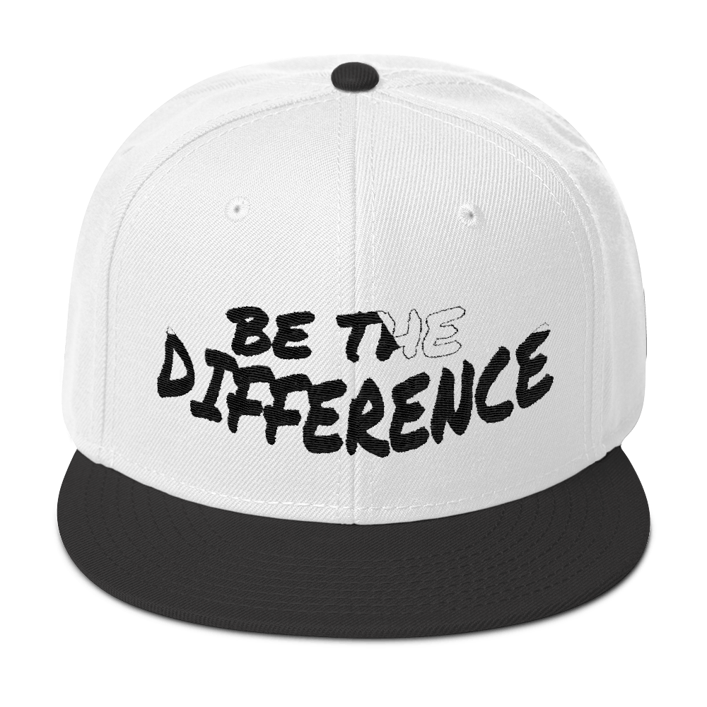 Be The Difference Unisex Snapback Hats - Be Ye AWARE Clothing