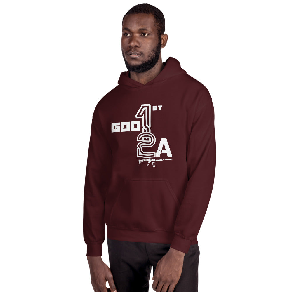 God 1st 2A Men's/Unisex Hoodies