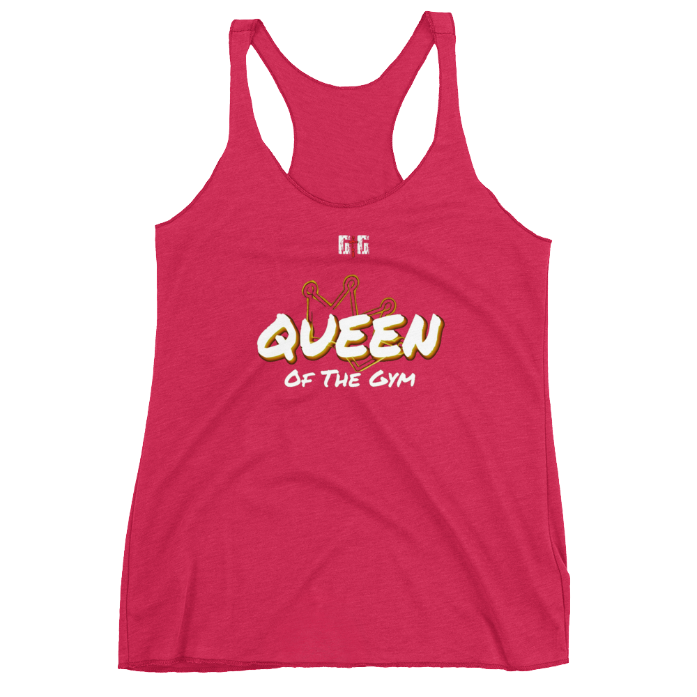 Queen of the Gym Ladies Racerback Tanks - Be Ye AWARE Clothing