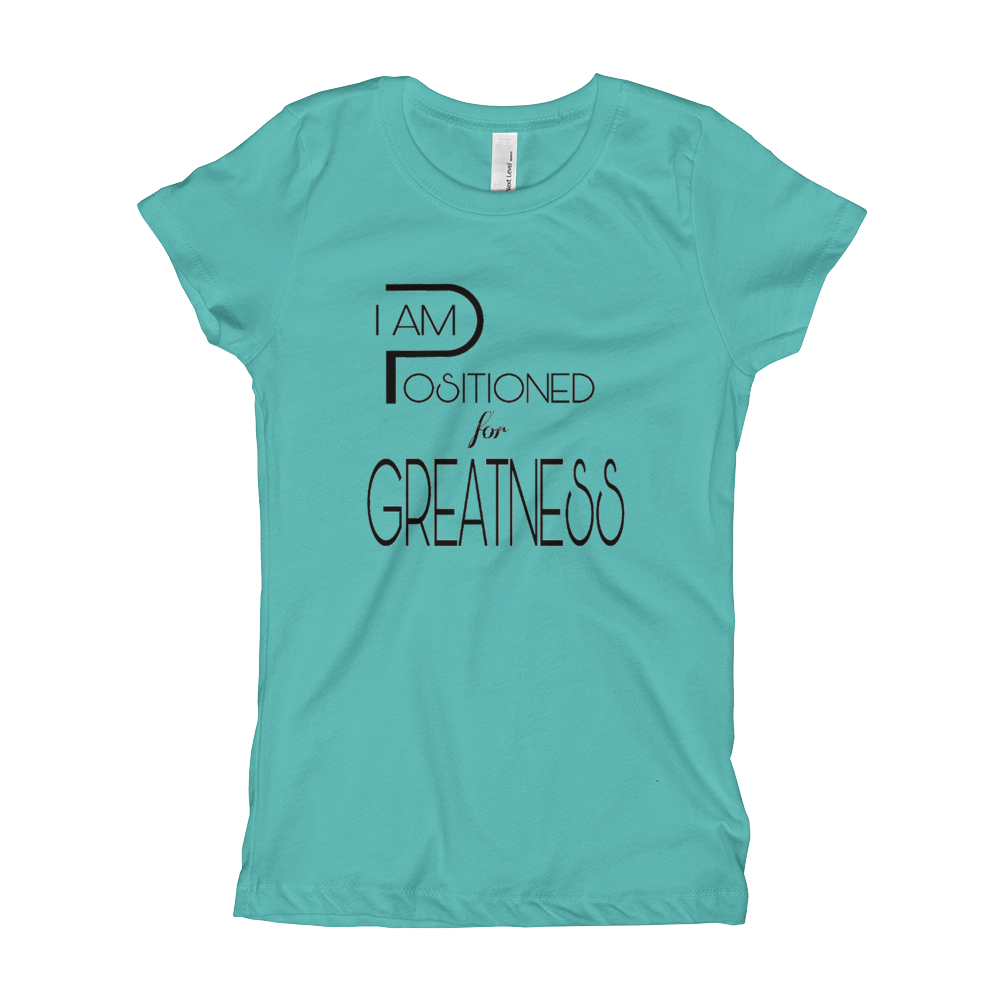 Positioned Girl's T-Shirts - Be Ye AWARE Clothing