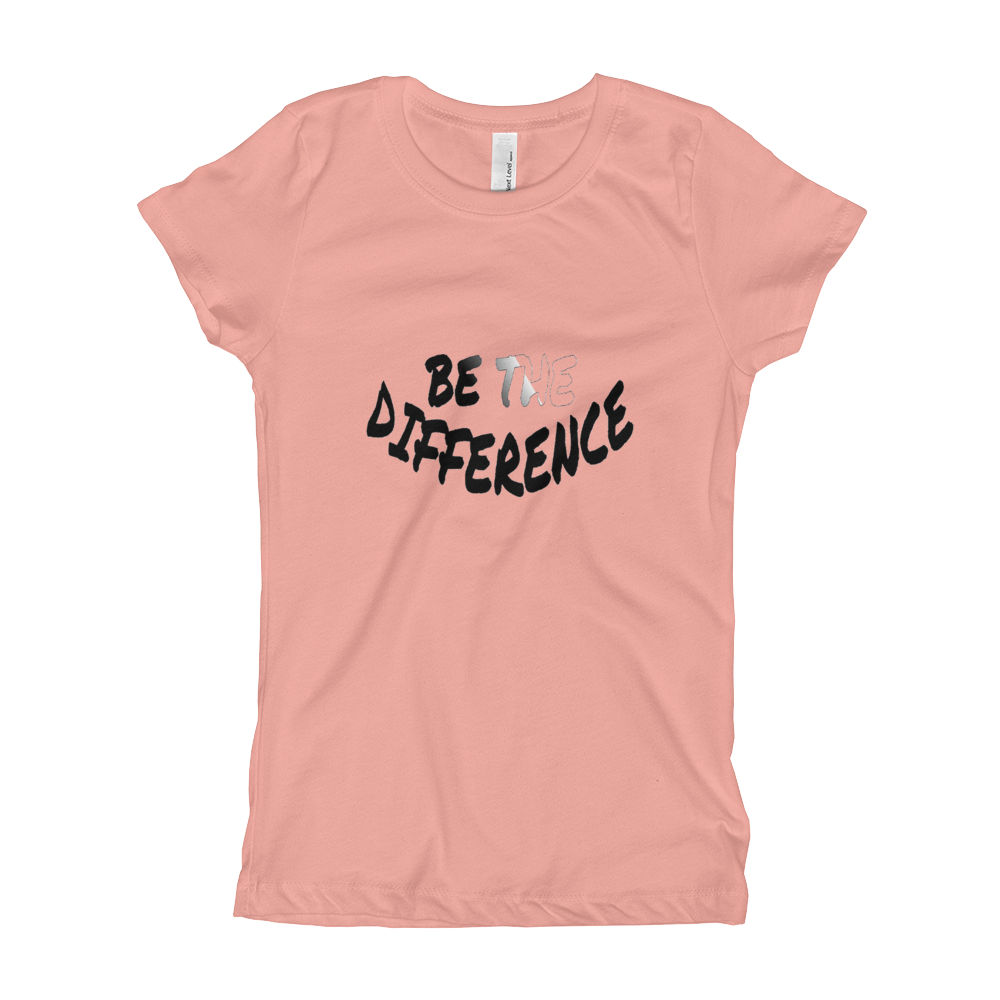 Be the Difference Girl's T-Shirts - Be Ye AWARE Clothing