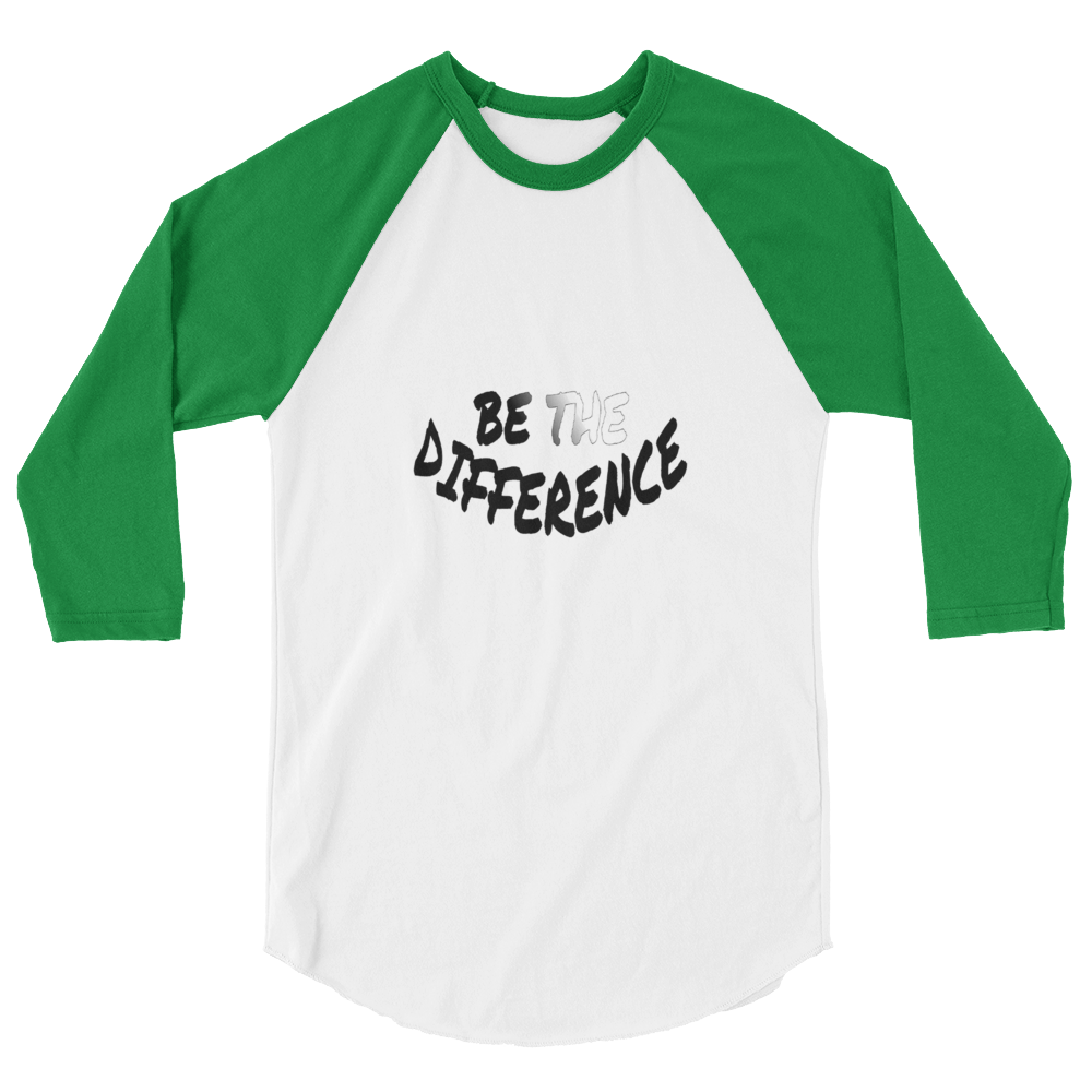 Be The Difference Men/Unisex Baseball Tees - Be Ye AWARE Clothing