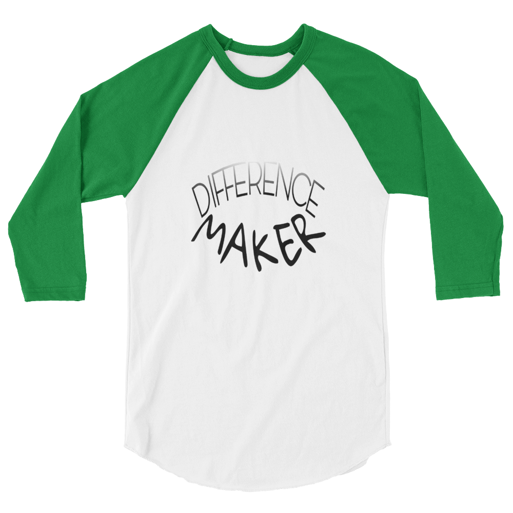 Difference Maker Men/Unisex Baseball Tees - Be Ye AWARE Clothing