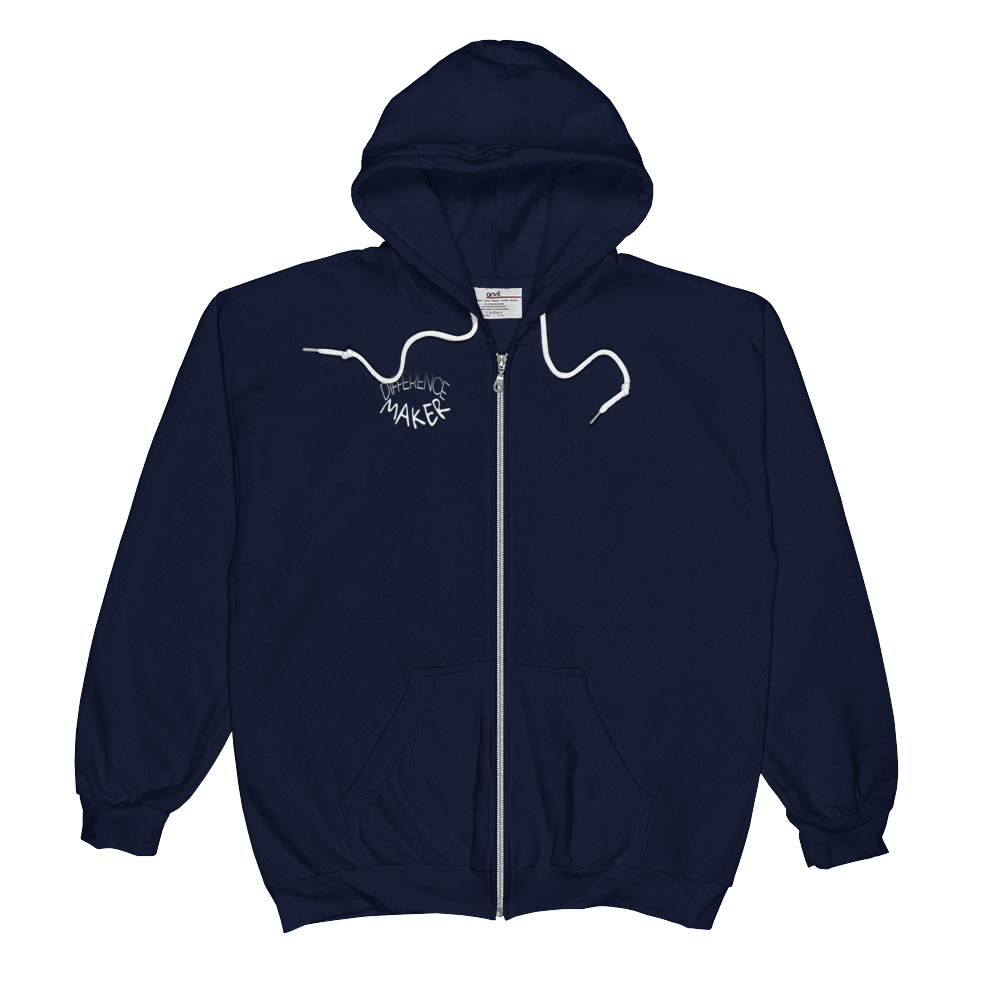 Difference Maker Men/Unisex Zip Hoodies - Be Ye AWARE Clothing