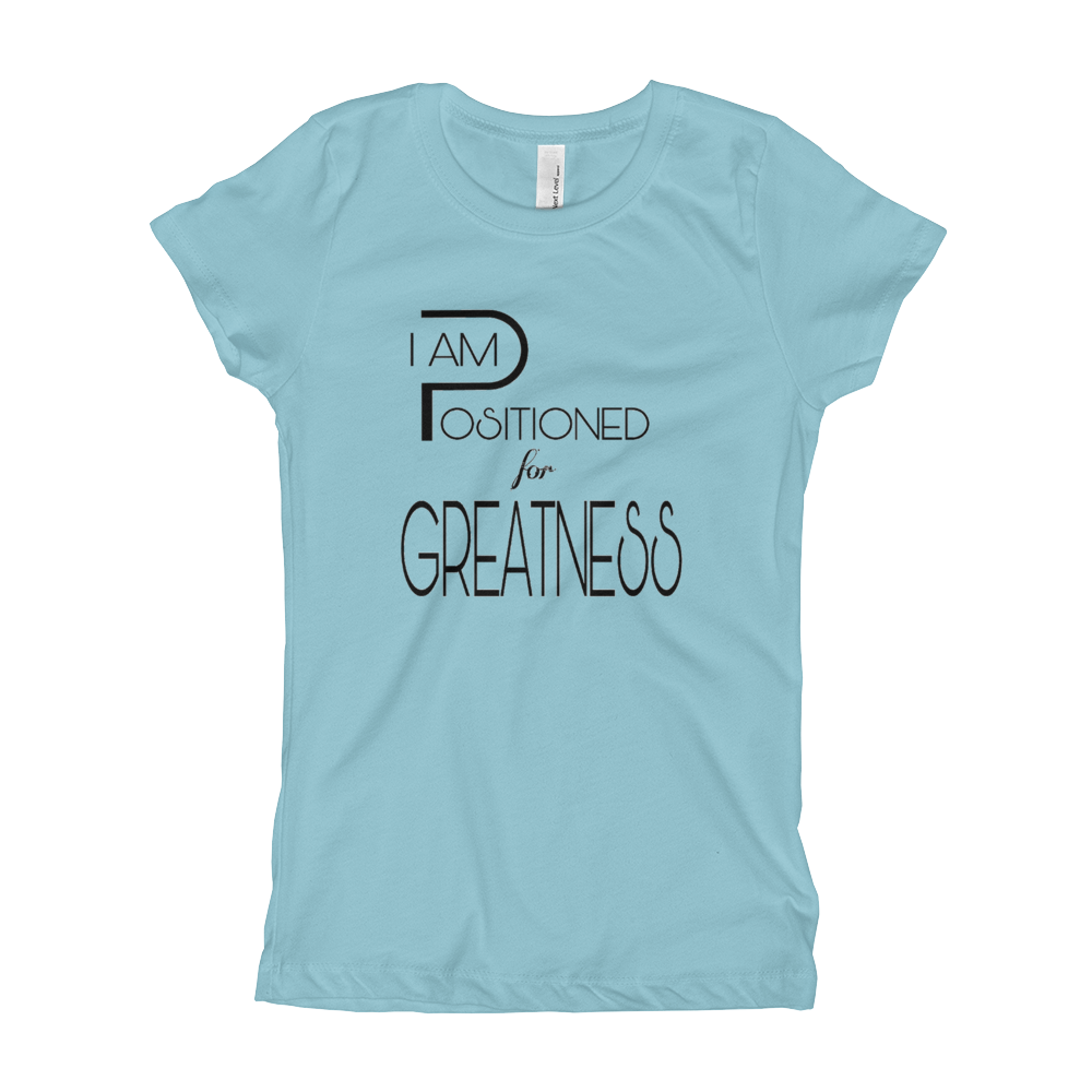 Positioned Girl's T-Shirts - Be Ye AWARE Clothing