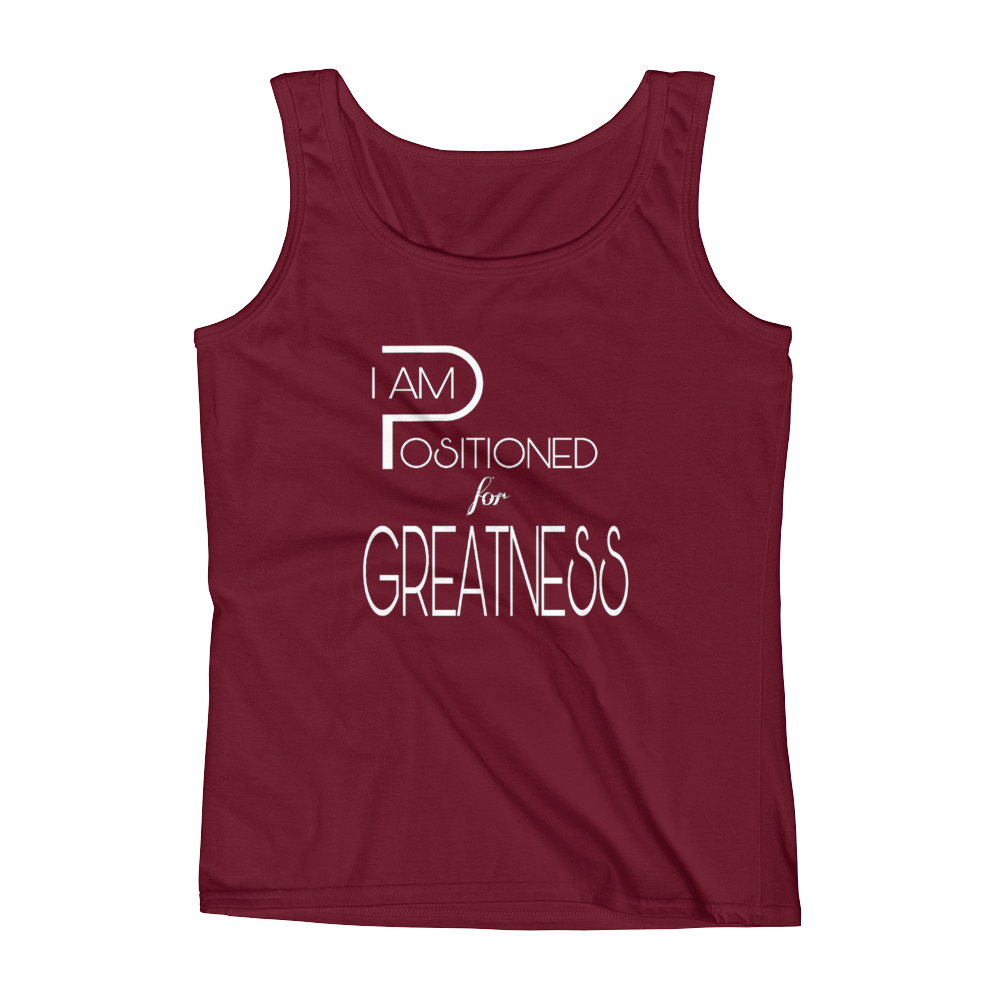 Positioned for Greatness Ladies Tanks - Be Ye AWARE Clothing