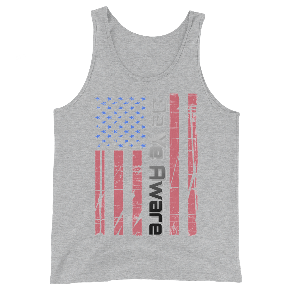 Old Glory - Men's/Unisex Tanks - Be Ye AWARE Clothing