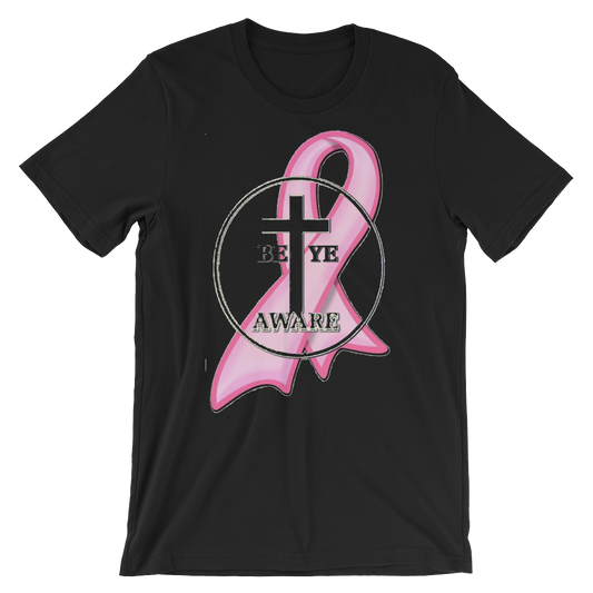 BCA ladies'/Unisex Awareness Tee - Black - Be Ye AWARE Clothing