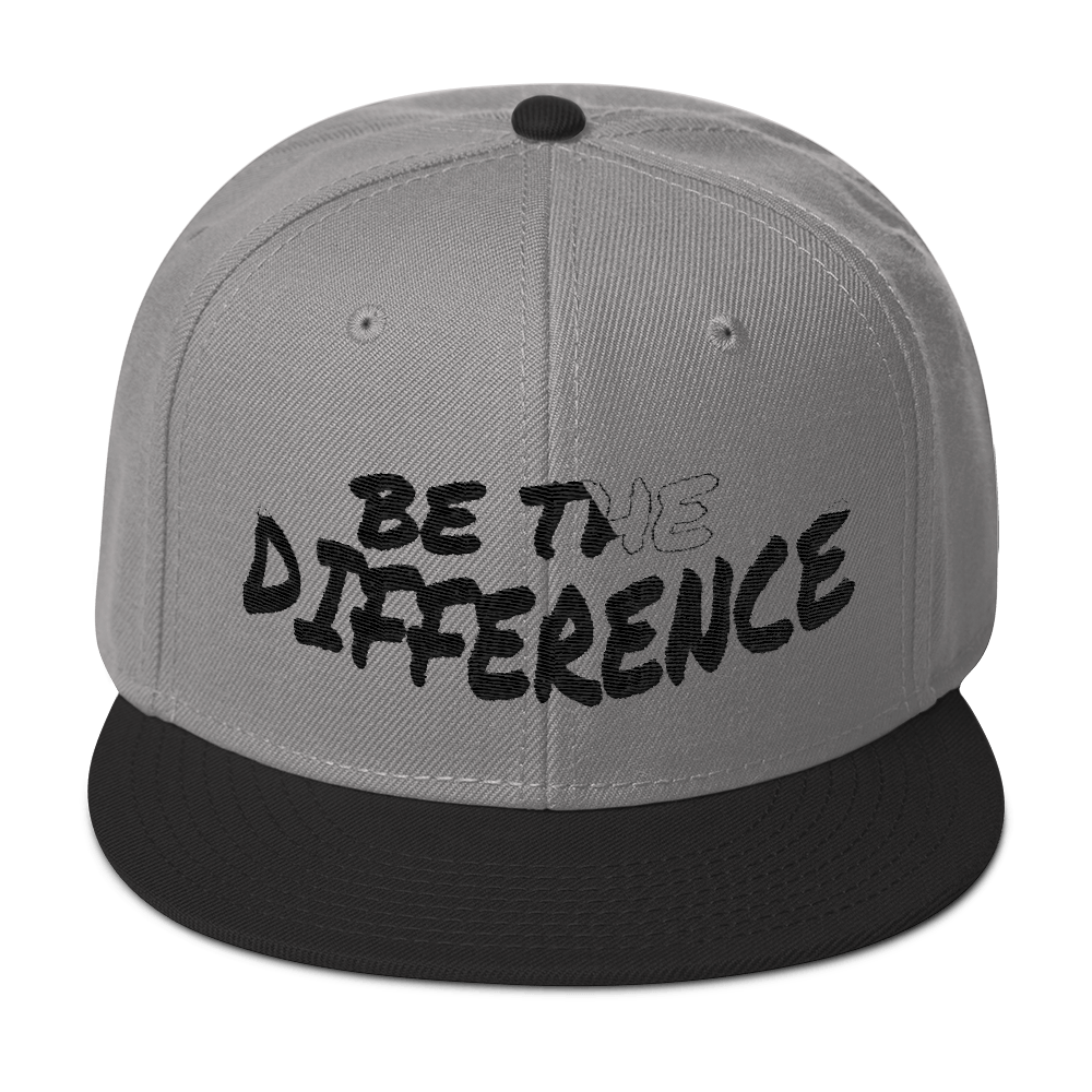 Be The Difference Unisex Snapback Hats - Be Ye AWARE Clothing