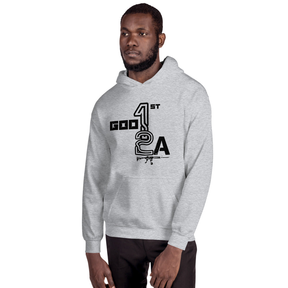 God 1st 2A Men's/Unisex Hoodies