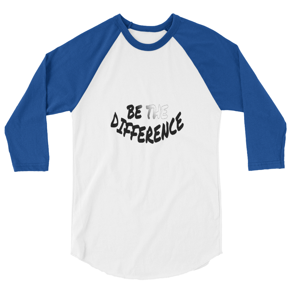 Be The Difference Men/Unisex Baseball Tees - Be Ye AWARE Clothing