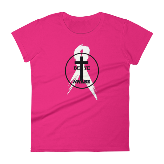 BCA Special Edition Ladies' Awareness Tee - Pink - Be Ye AWARE Clothing