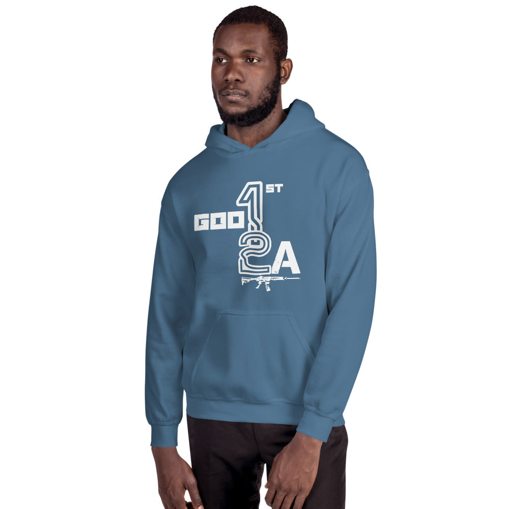 God 1st 2A Men's/Unisex Hoodies