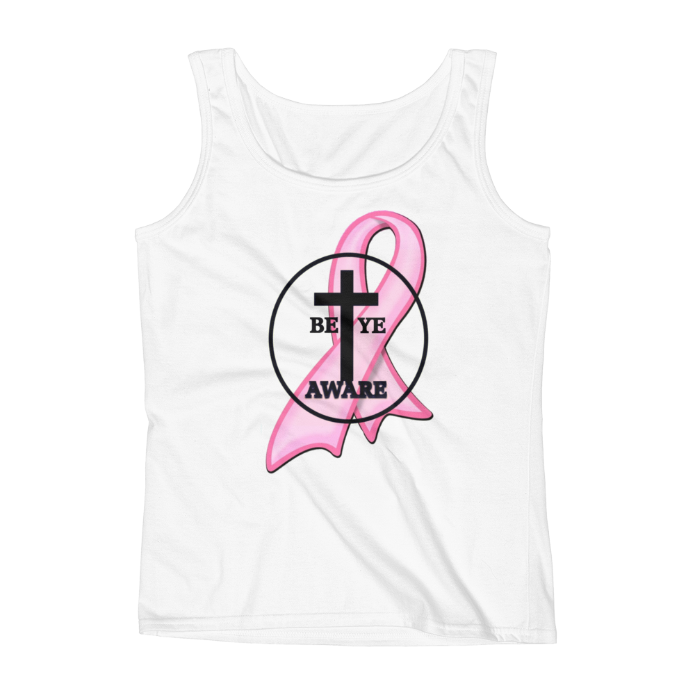 BCA Ladies' Awareness Tank - White - Be Ye AWARE Clothing