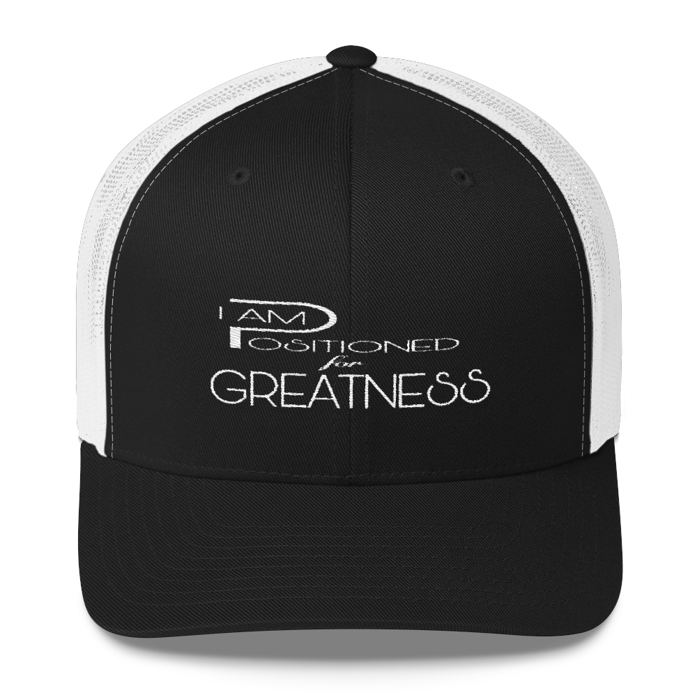 Positioned for Greatness Trucker Caps - Be Ye AWARE Clothing