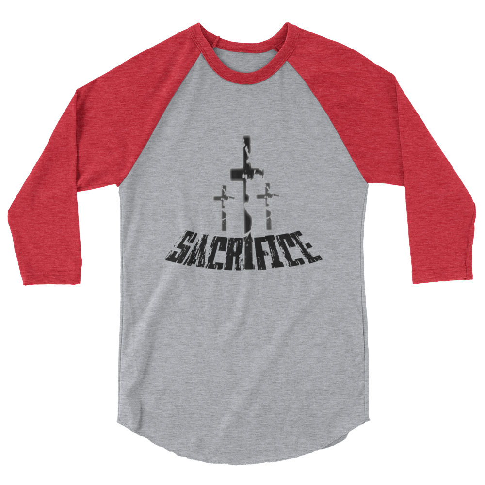 Sacrifice Men/Unisex Baseball Tees - Be Ye AWARE Clothing