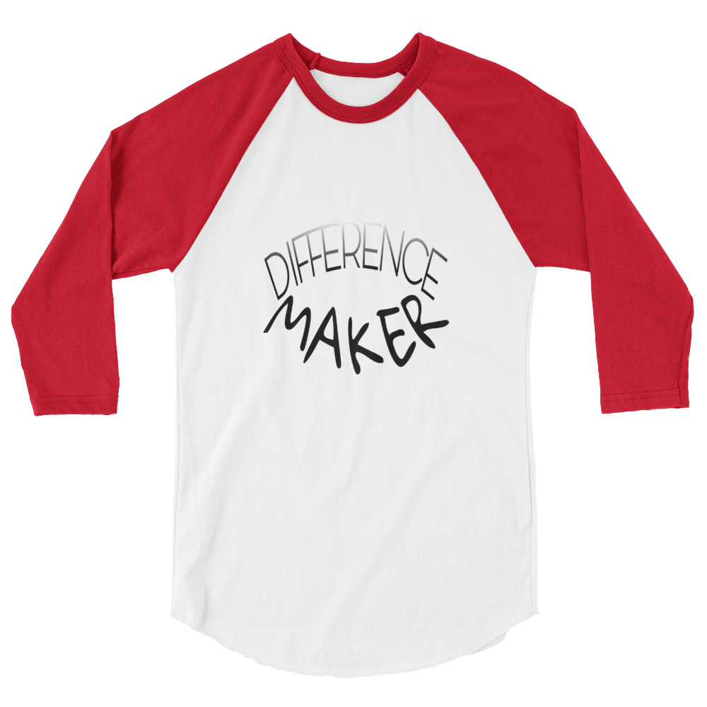 Difference Maker Men/Unisex Baseball Tees - Be Ye AWARE Clothing