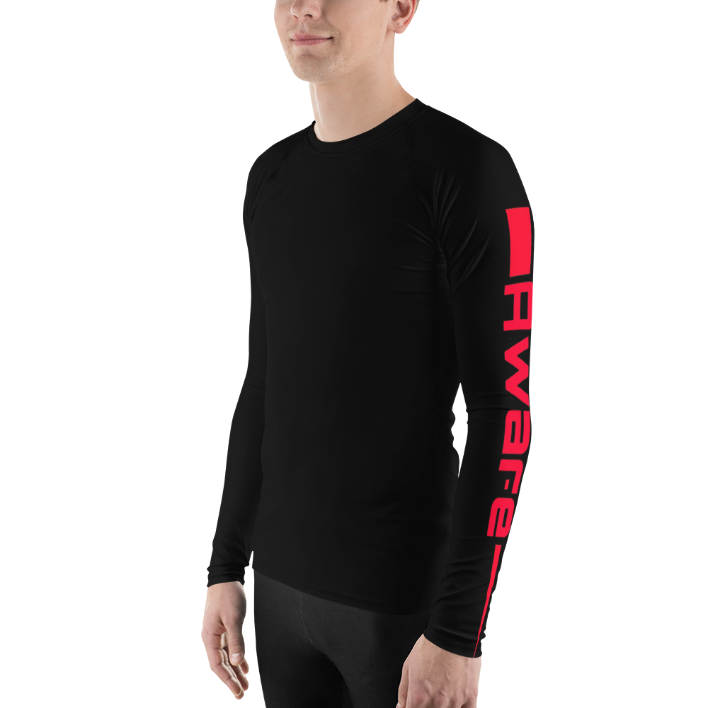 Be Ye AWARE Stipe Men's Rash Guards