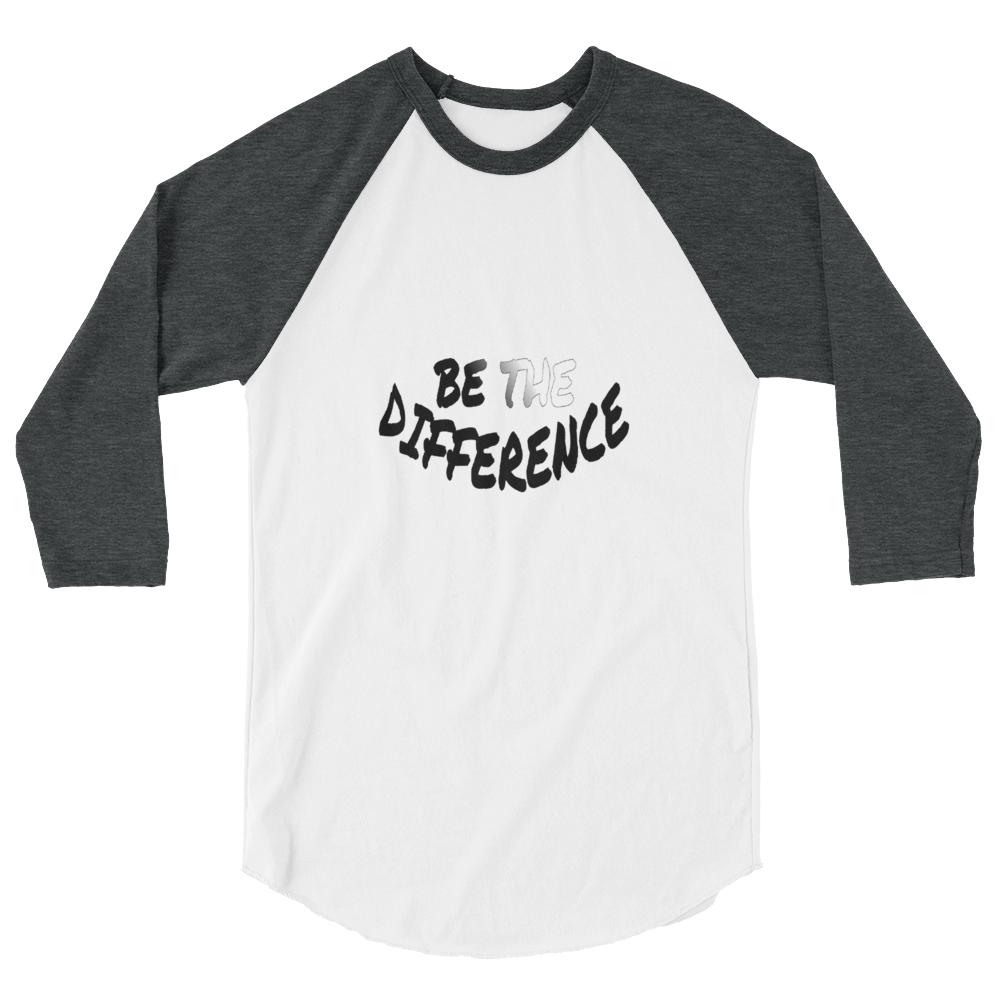 Be The Difference Men/Unisex Baseball Tees - Be Ye AWARE Clothing