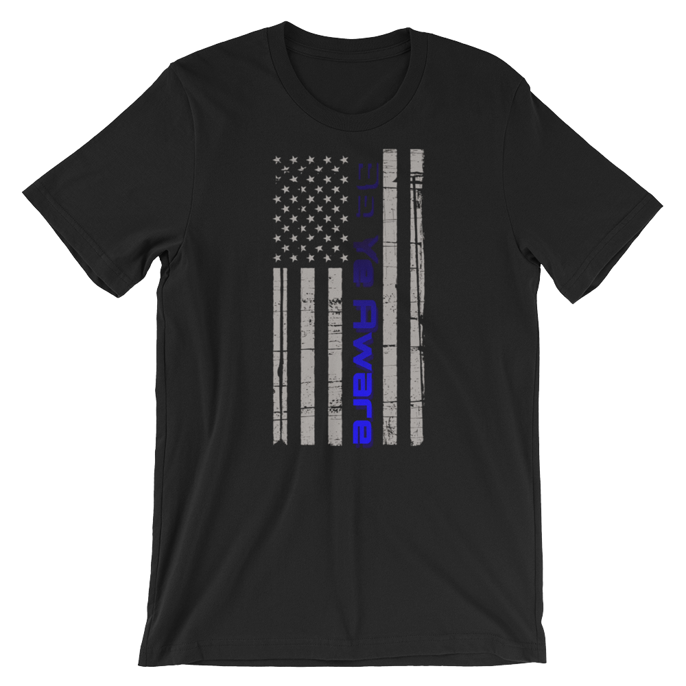 Police Courage Men/Unisex Tees - Be Ye AWARE Clothing