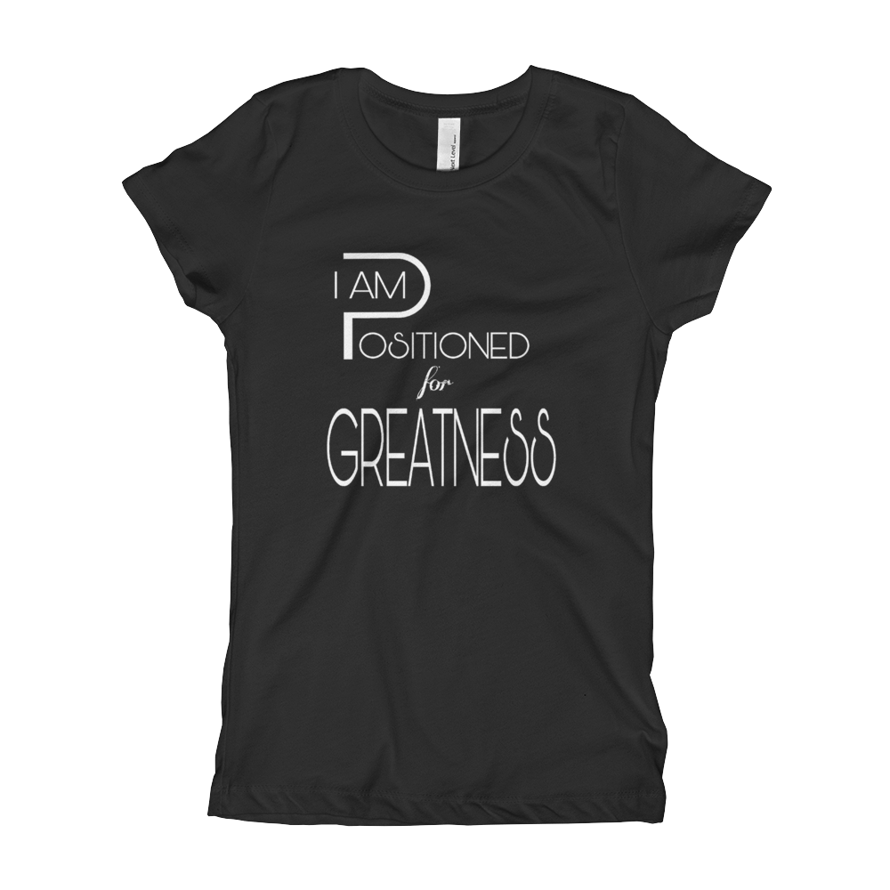 Positioned Girl's T-Shirts - Be Ye AWARE Clothing