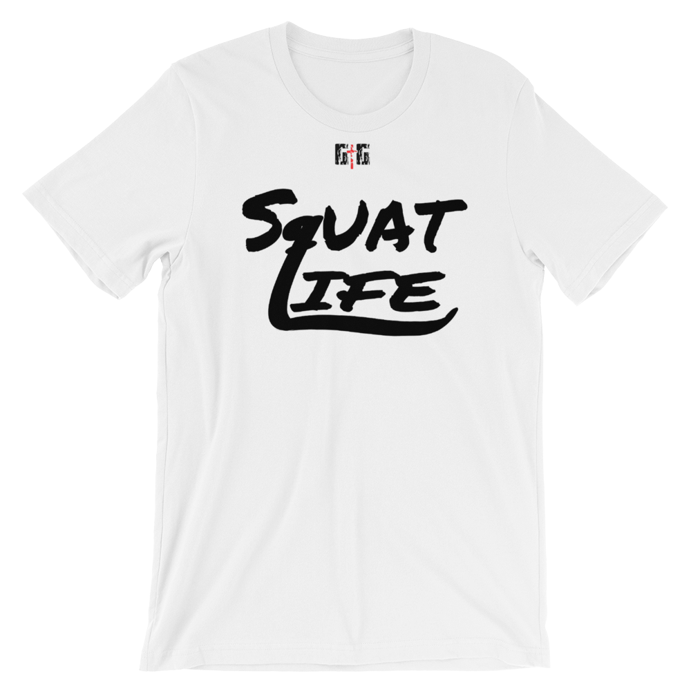 Squat Life Men's/Unisex Tees - Be Ye AWARE Clothing