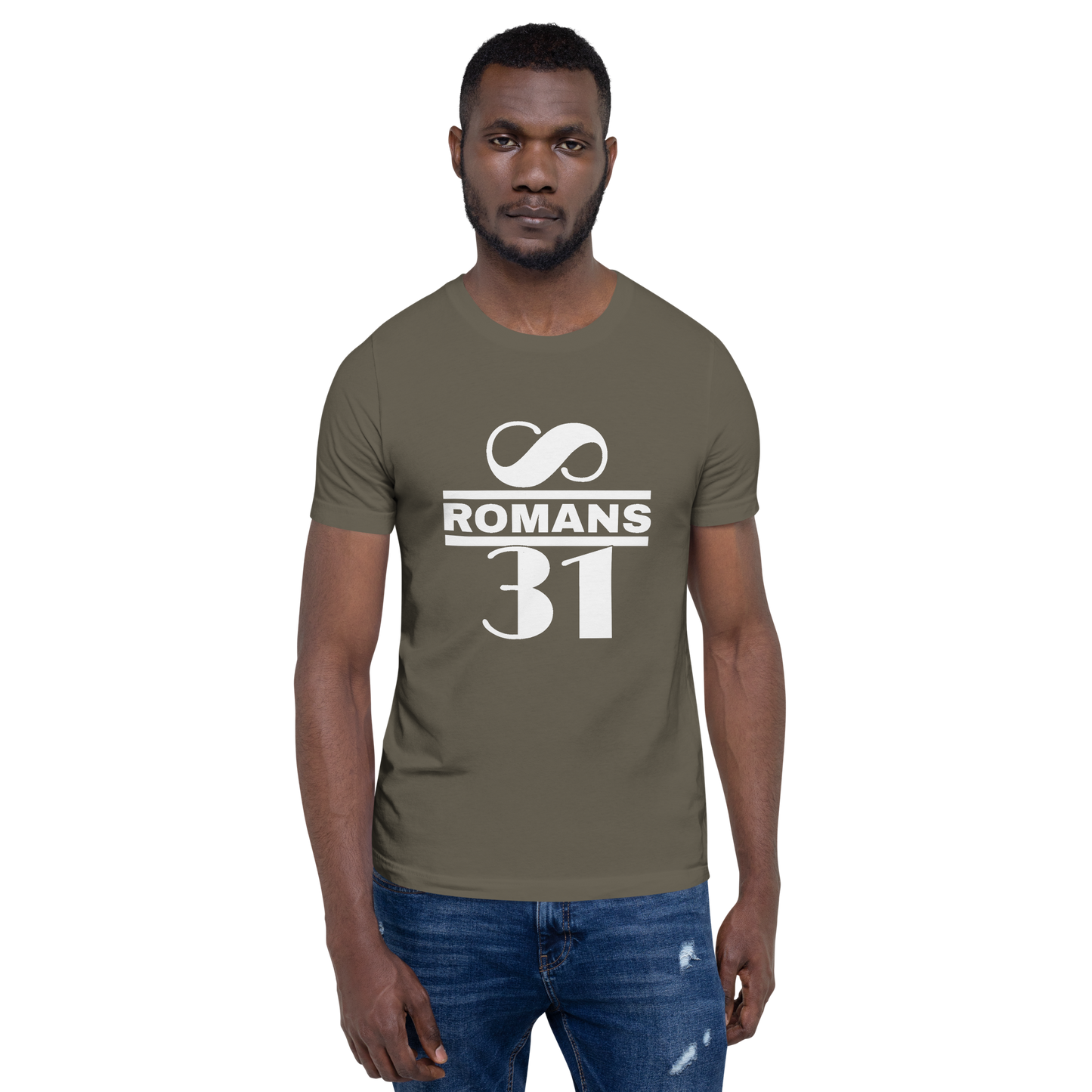 Romans 8:31 Men's/Unisex t-shirt