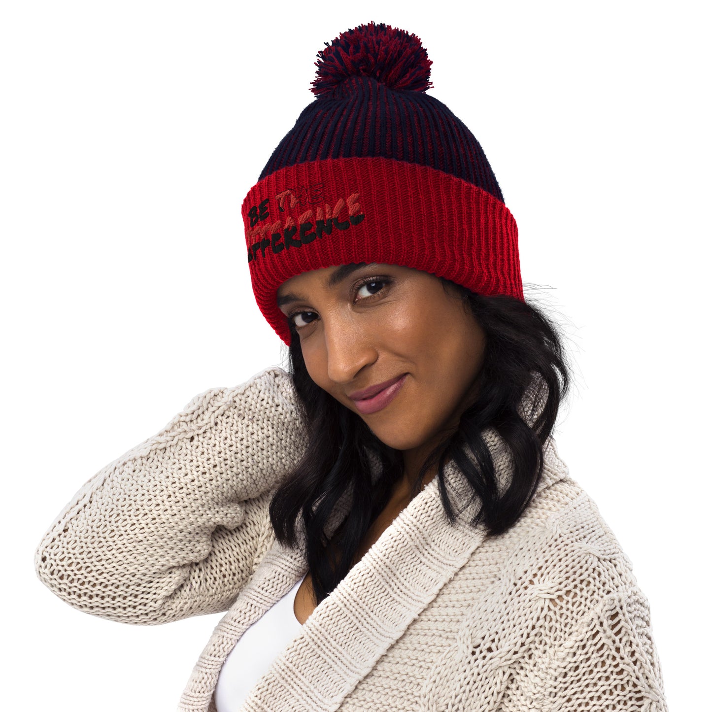 Be The Difference Unisex Pom-Pom Beanies