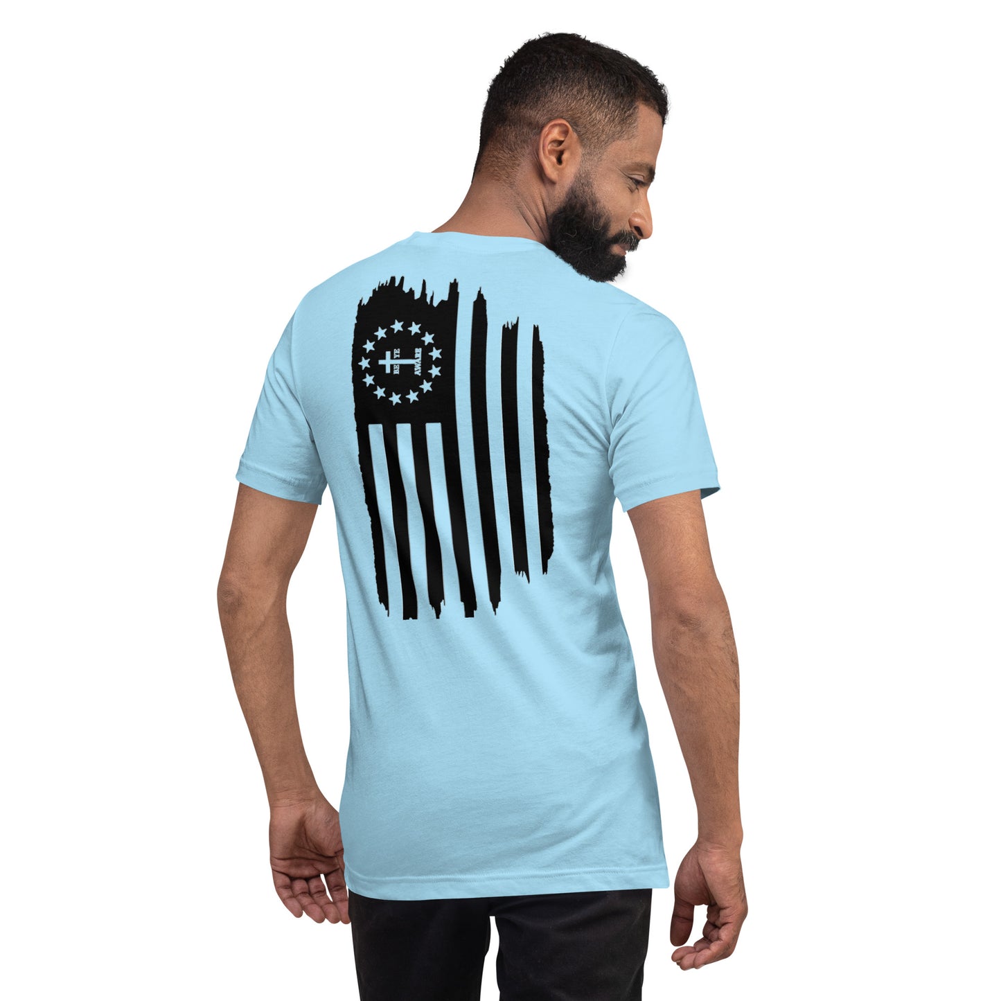 Be Ye AWARE All American 2 Men's Unisex T-Shirt
