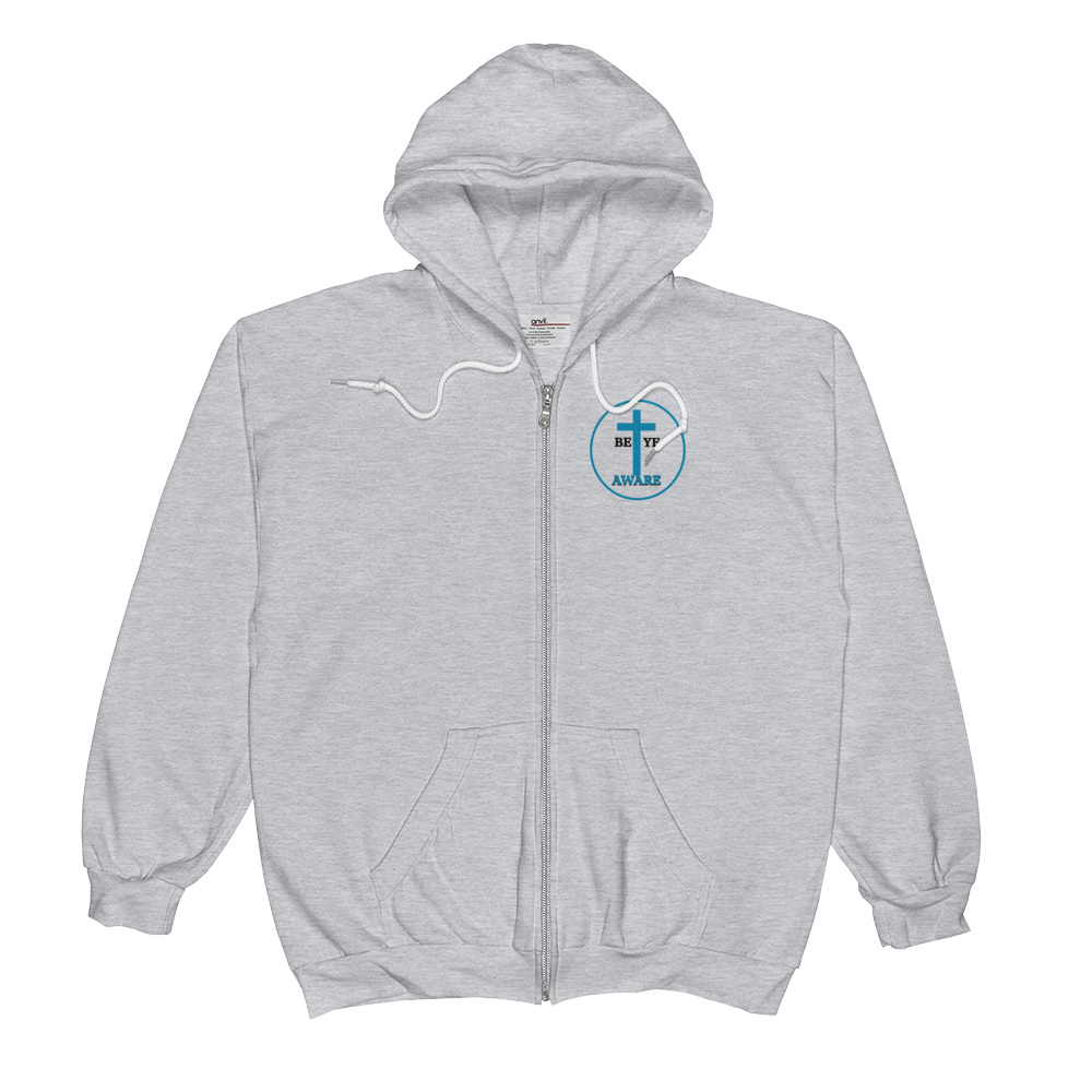 Be Ye AWARE Men/Unisex  Zip Hoodies - Be Ye AWARE Clothing
