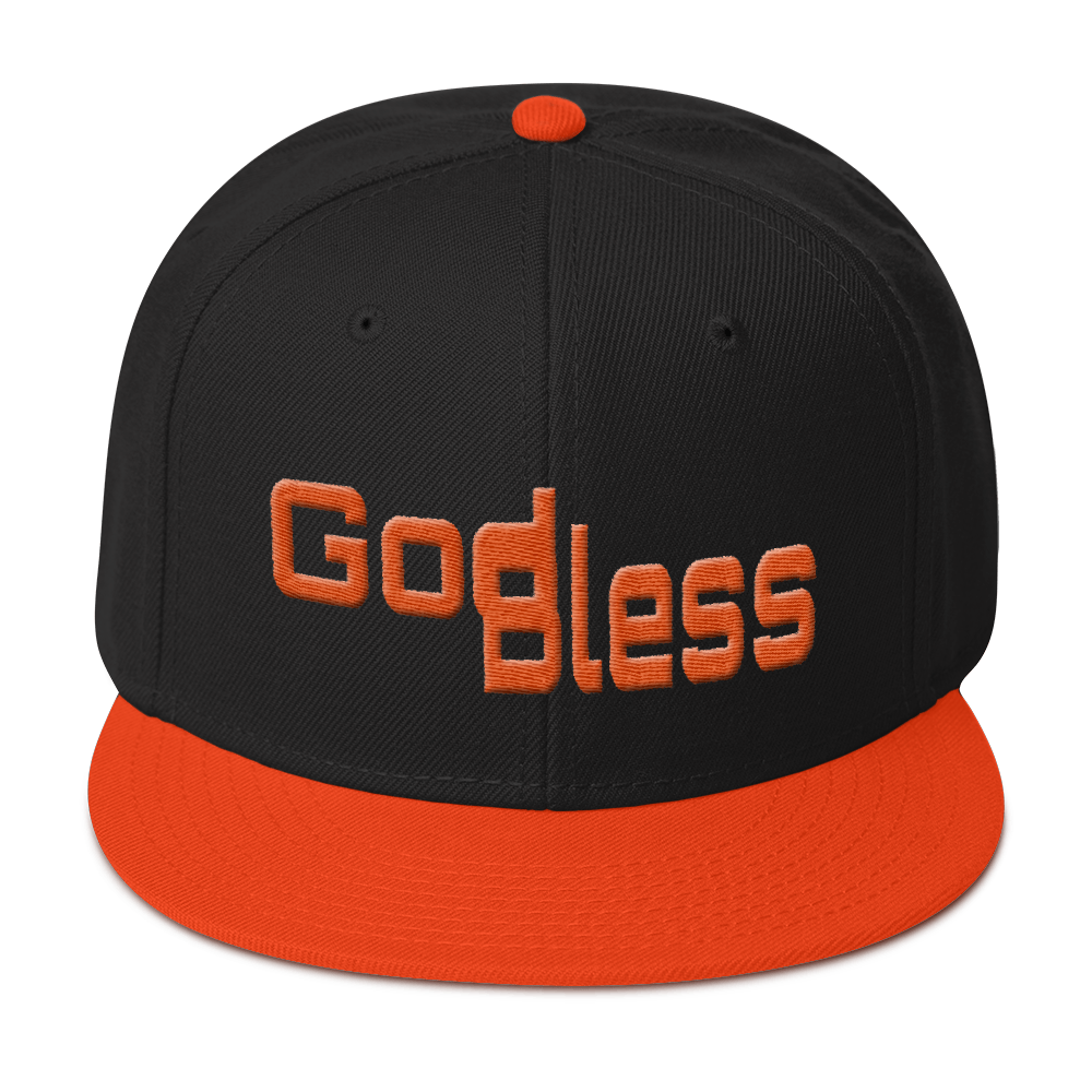 God Bless Unisex Snapback Hats - Be Ye AWARE Clothing