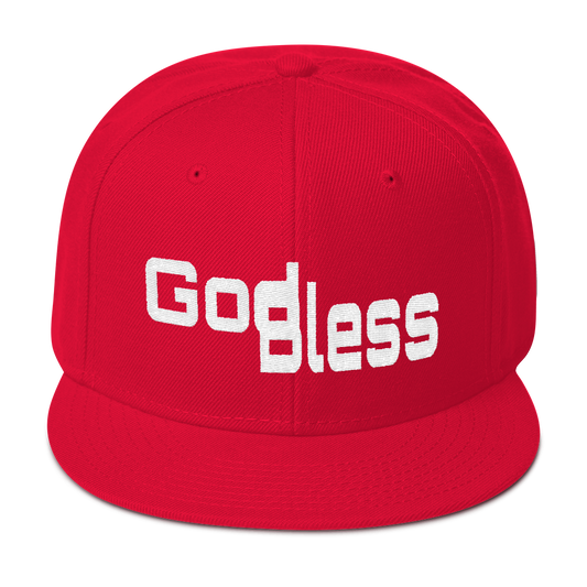 God Bless Unisex Snapback Hats - Be Ye AWARE Clothing