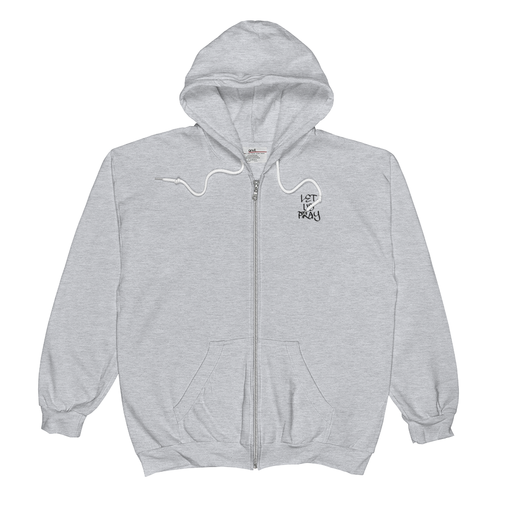 Let Us Pray Men/Unisex Zip Hoodies - Be Ye AWARE Clothing