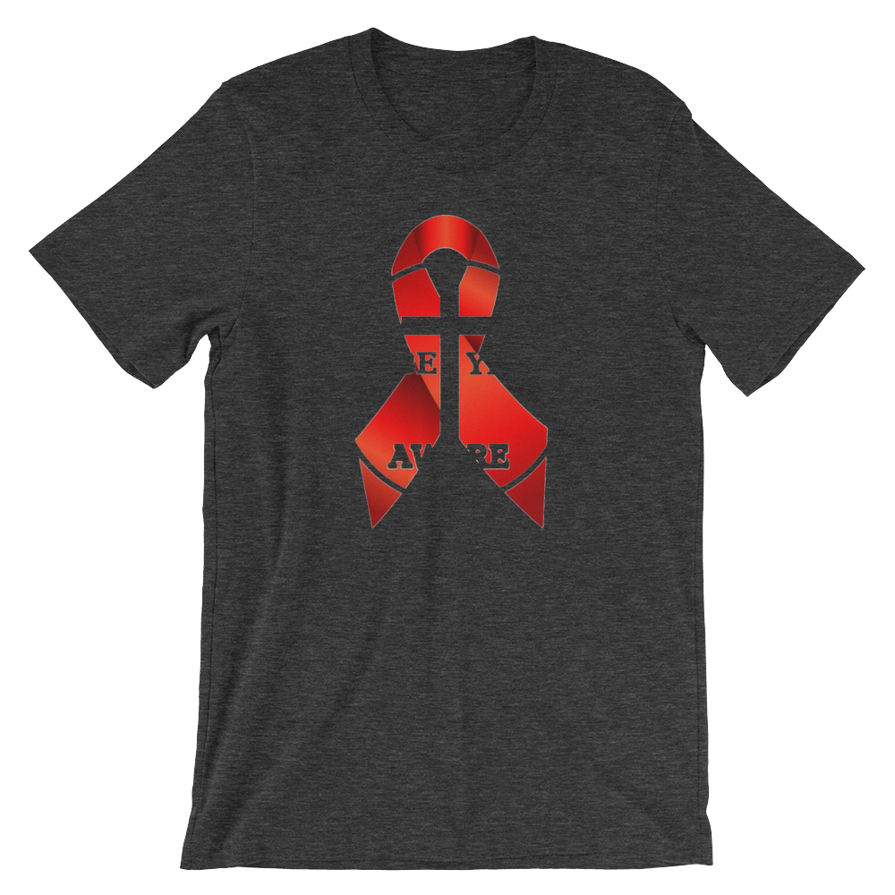 HIV/AIDS Awareness - Men's/Unisex Tees - Be Ye AWARE Clothing