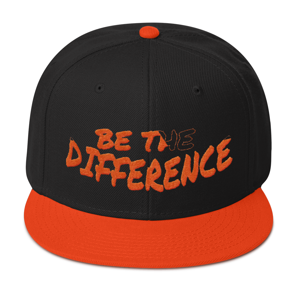 Be The Difference Unisex Snapback Hats - Be Ye AWARE Clothing