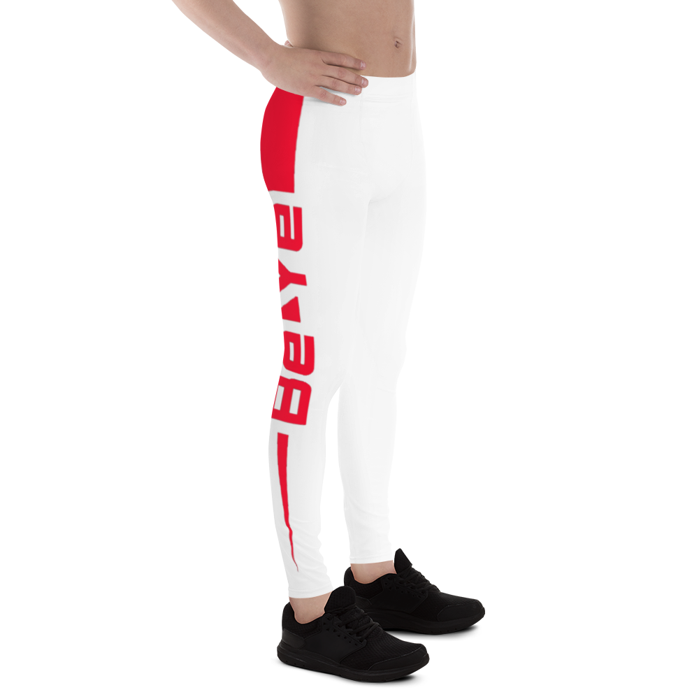 Be Ye AWARE Stripe Men's Athletic Rash Guard Leggings
