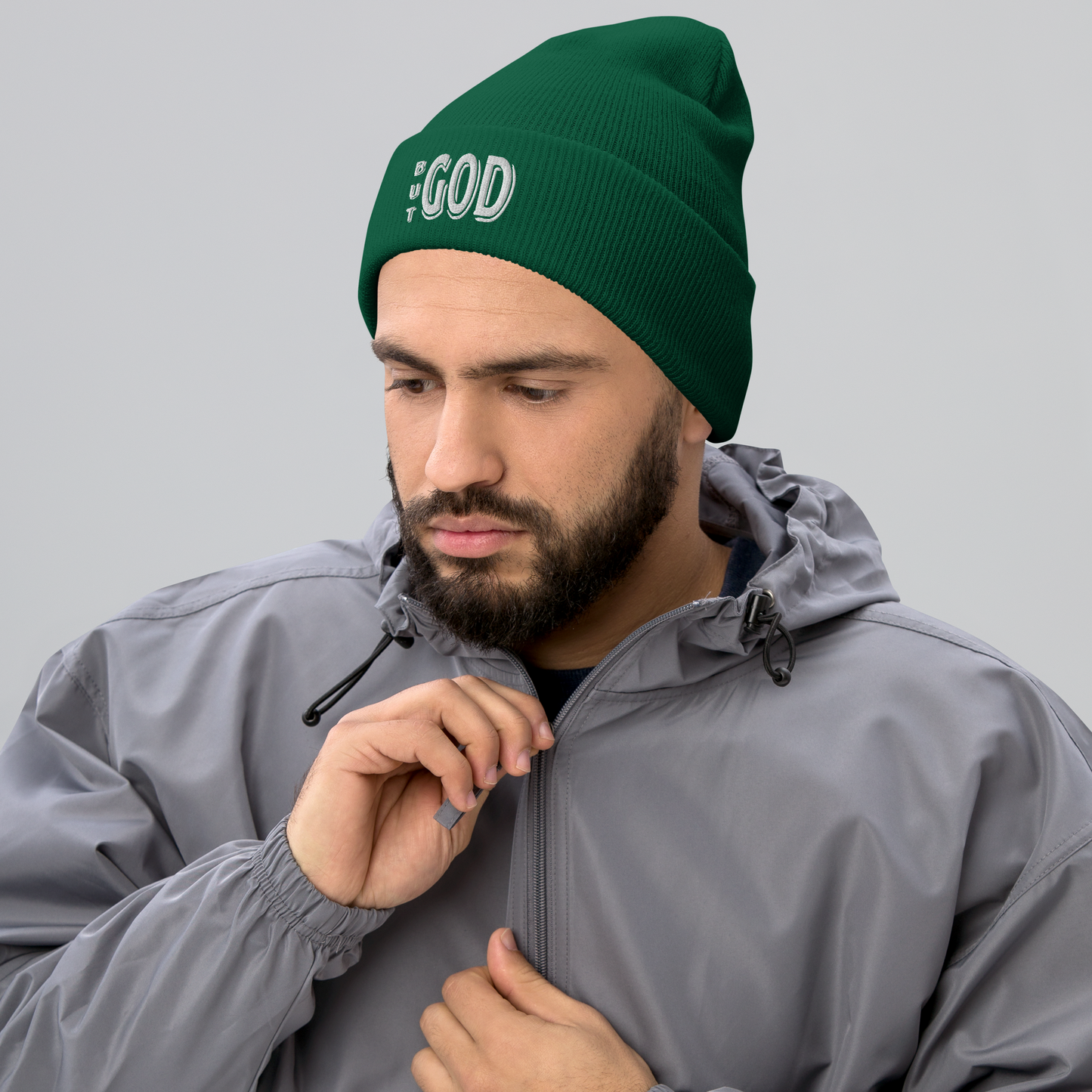 But GOD Unisex Cuffed Beanies