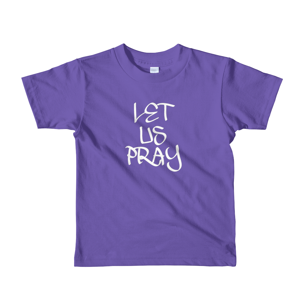 Let Us Pray - Boys/Unisex Kids T-Shirts - Be Ye AWARE Clothing