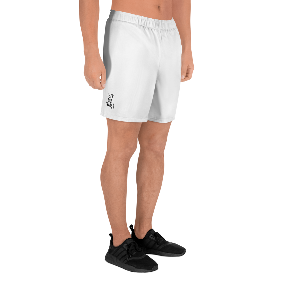 Let Us Pray Men's Athletic Shorts