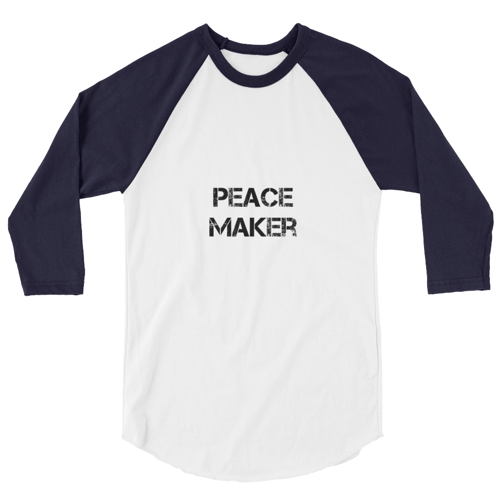 Peace Maker Men/Unisex Baseball Tees - Be Ye AWARE Clothing