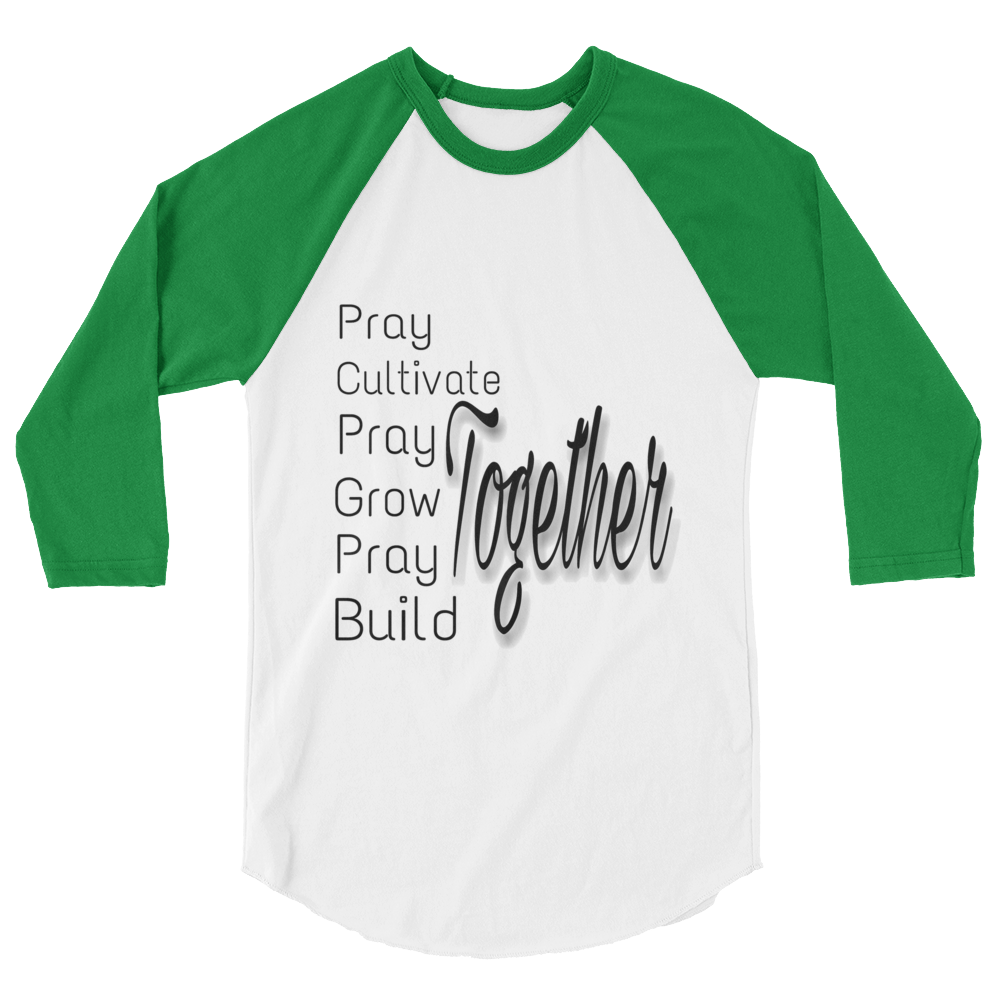 Pray Together Men/UnisexBaseball Tees - Be Ye AWARE Clothing