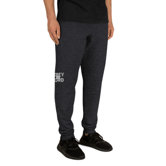 Obey the Lord Men/Unisex Joggers - Be Ye AWARE Clothing
