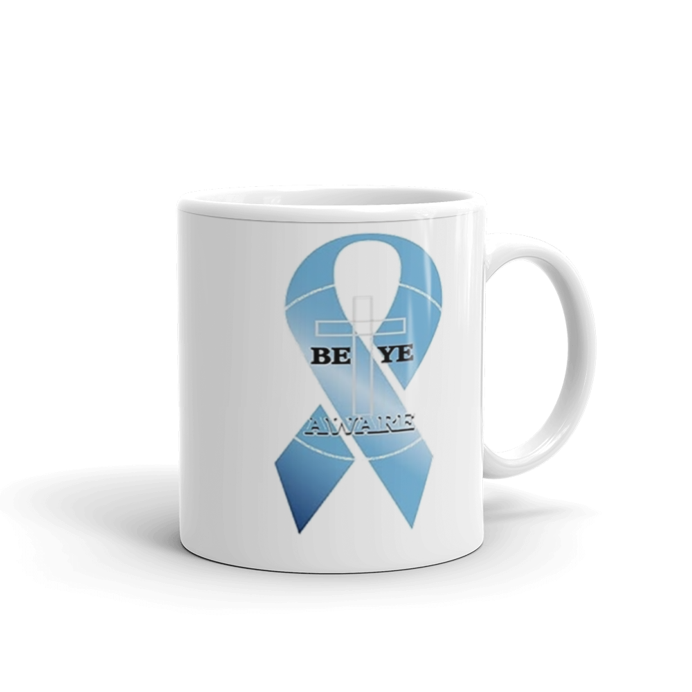 Prostate Cancer Awareness Mug - Be Ye AWARE Clothing