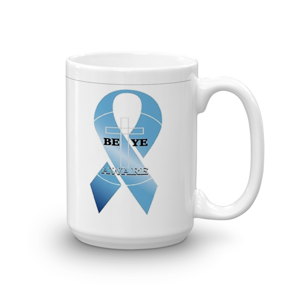 Prostate Cancer Awareness Mug - Be Ye AWARE Clothing