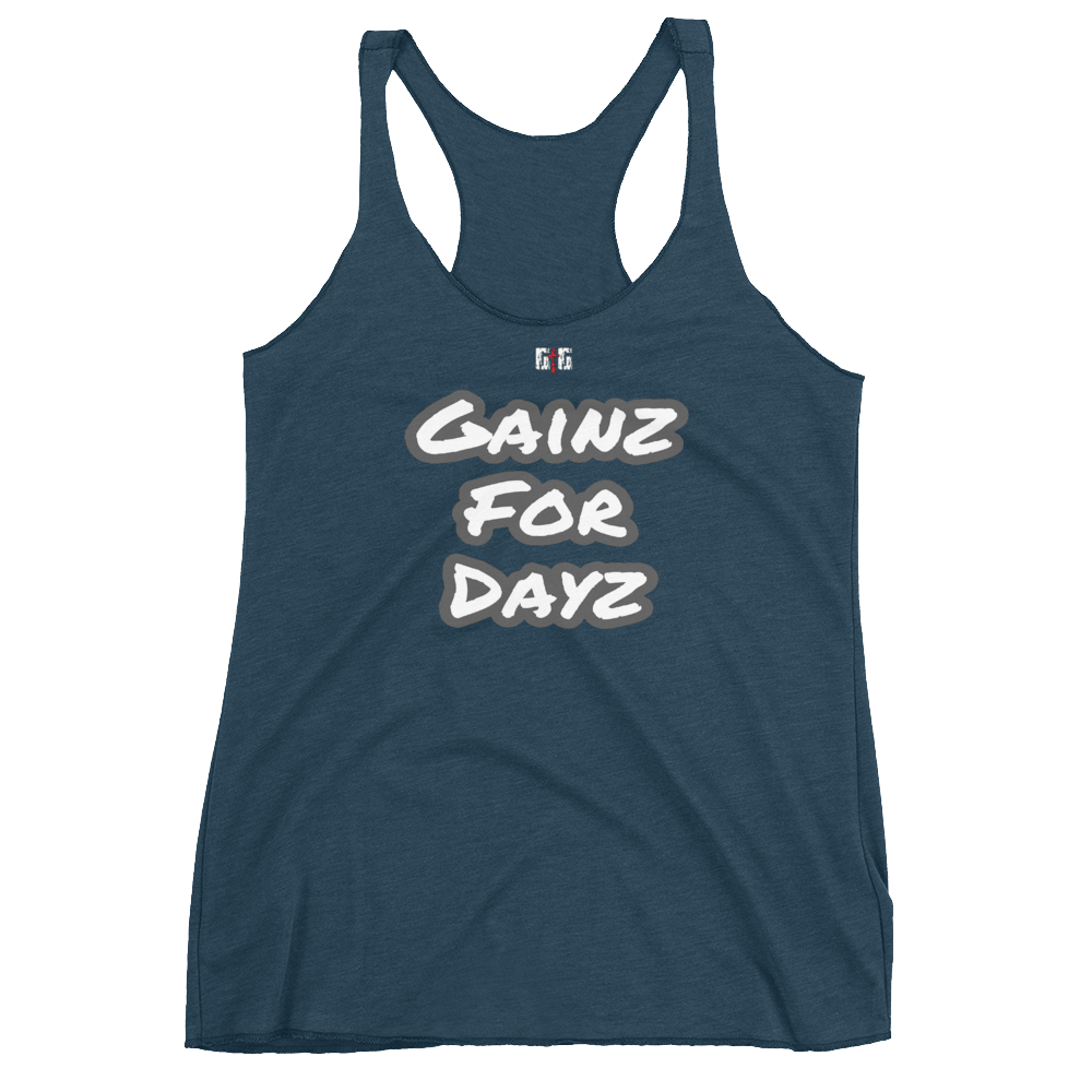 Gainz for Dayz Ladies' Racerback Tanks - Be Ye AWARE Clothing