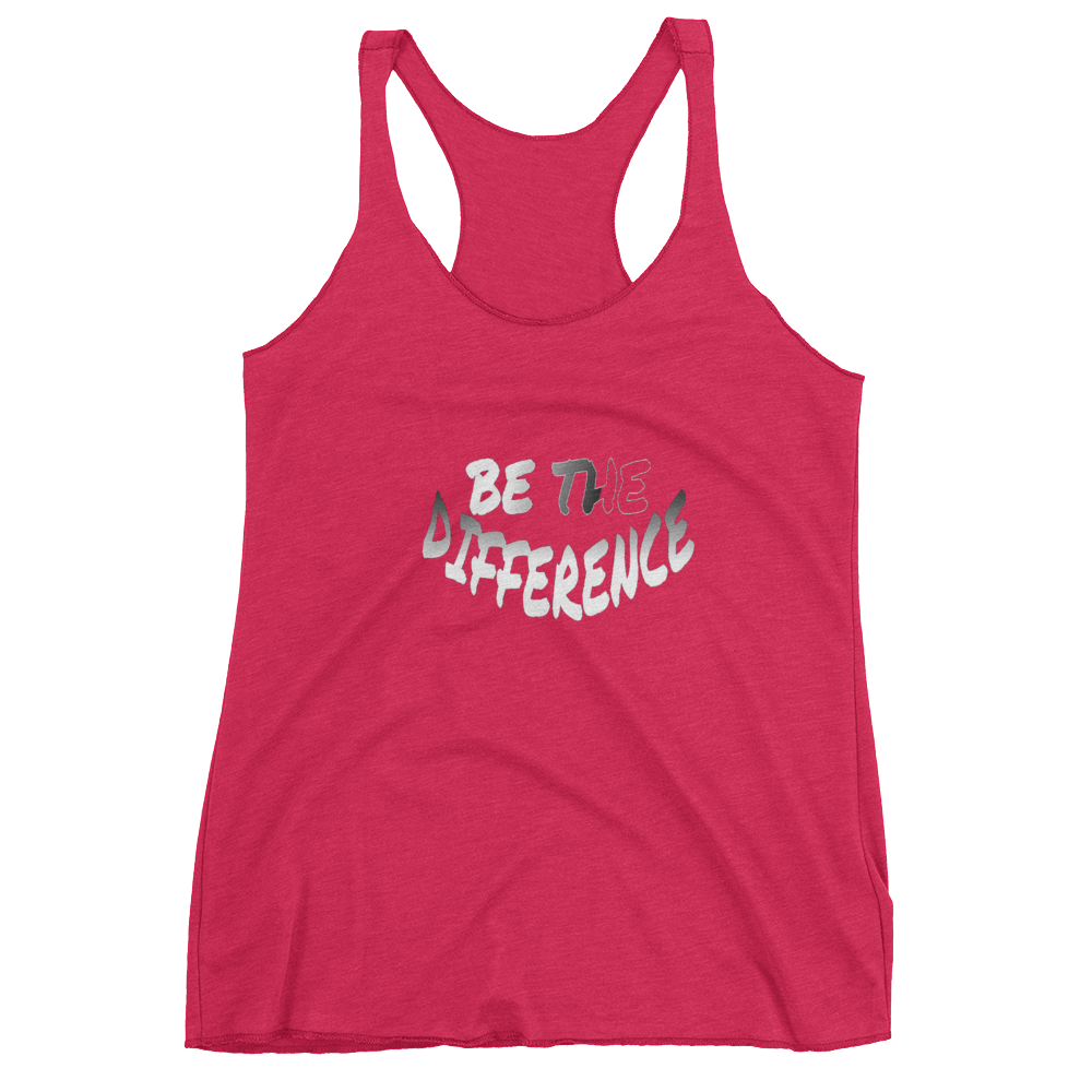 Be The Difference Ladies Racerback Tanks - Be Ye AWARE Clothing