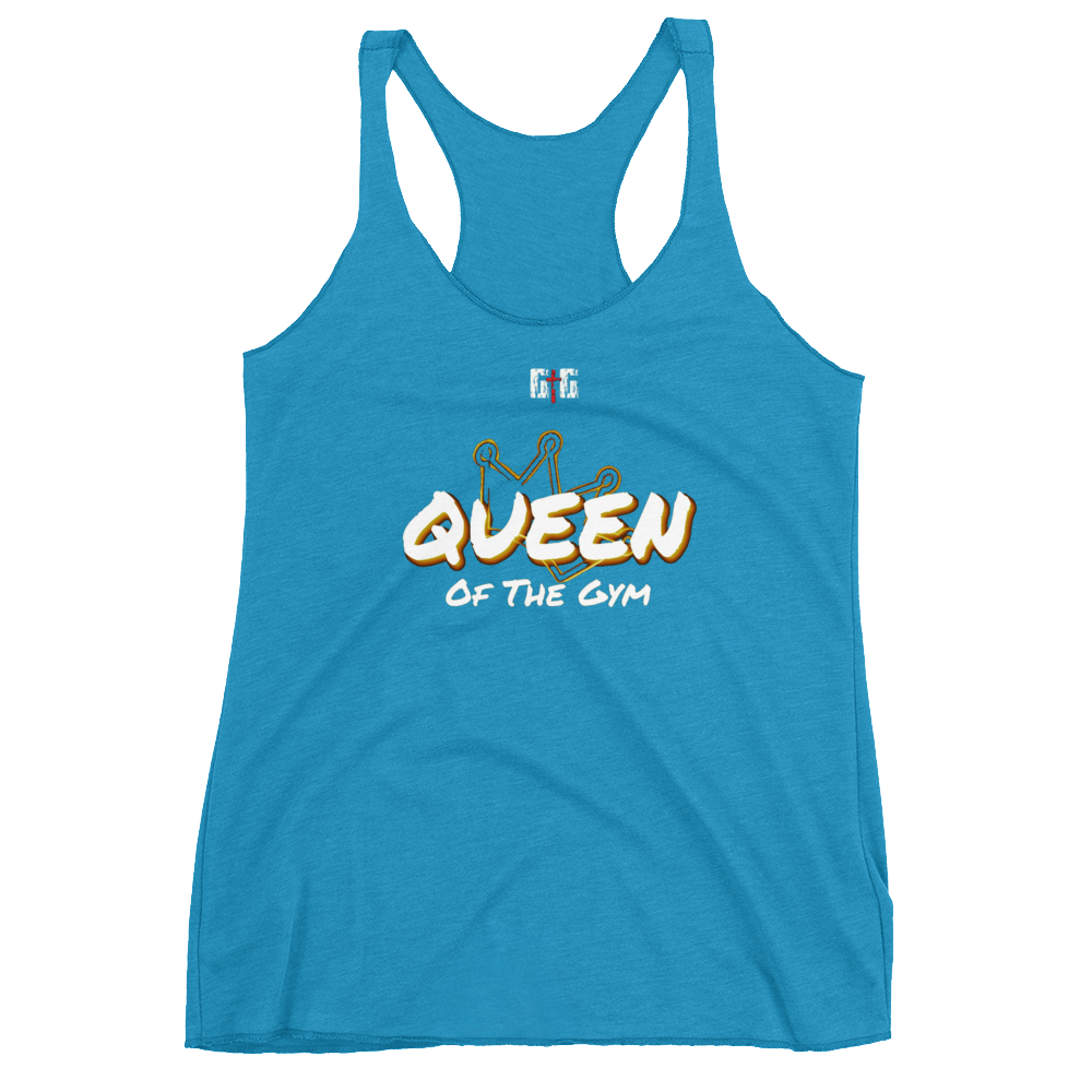 Queen of the Gym Ladies Racerback Tanks - Be Ye AWARE Clothing