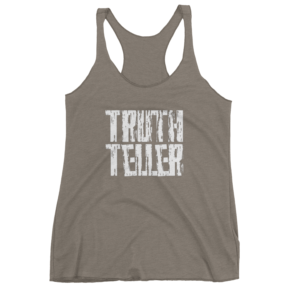 Truth Teller Ladies Racerback Tanks - Be Ye AWARE Clothing