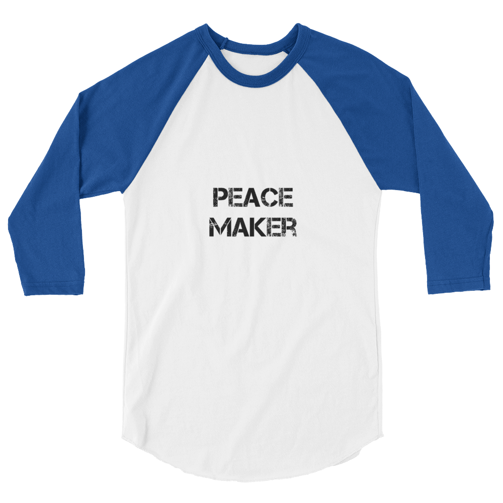 Peace Maker Men/Unisex Baseball Tees - Be Ye AWARE Clothing